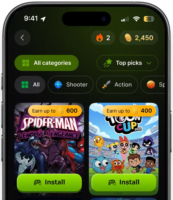 DailyGift app: install the game
